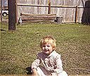 Magda on the lawn